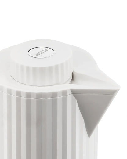 Alessi — Plissé MDL12 W | Caraffa termoisolante bianca De Lucchi — vista principale
