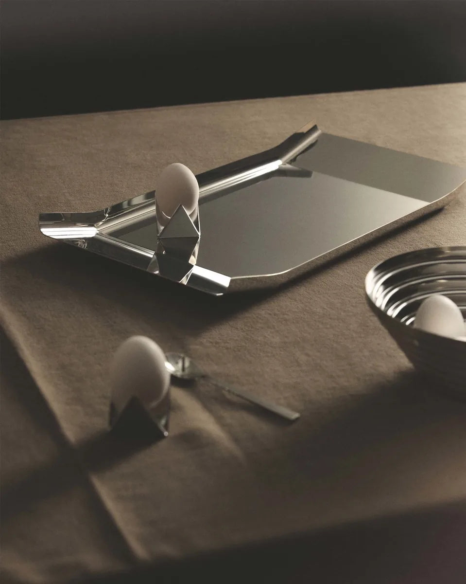 Alessi — Arran 90068 GRP | Vassoio in acciaio cangiante Enzo Mari — vista principale