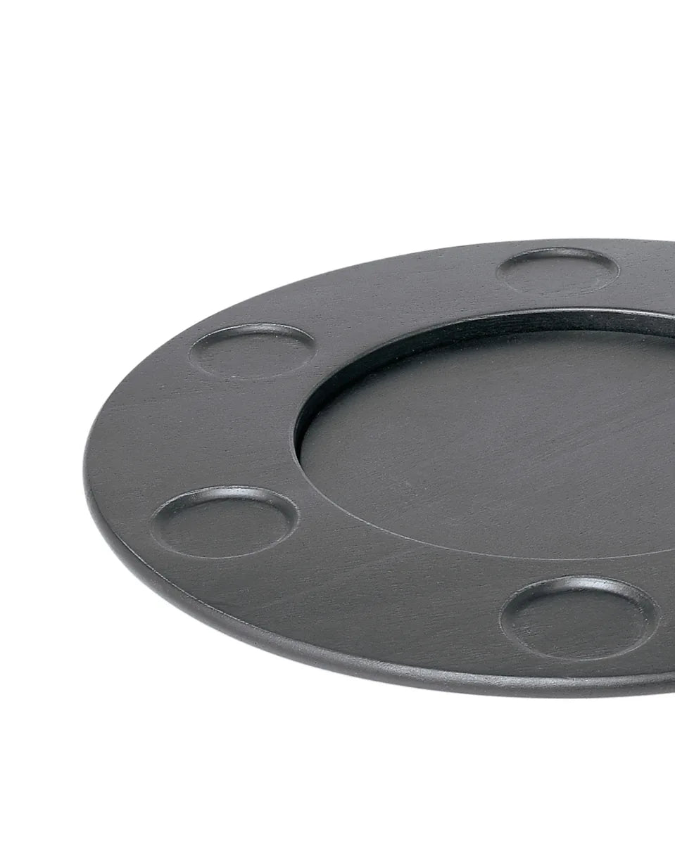 Alessi — Mami SG61 B | Vassoio girevole per fonduta in legno — vista principale