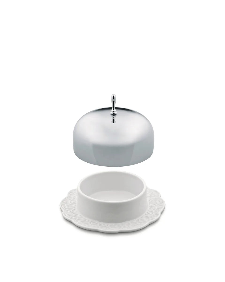 Alessi — Dressed MW16 | Burriera porcellana e acciaio Wanders — vista principale