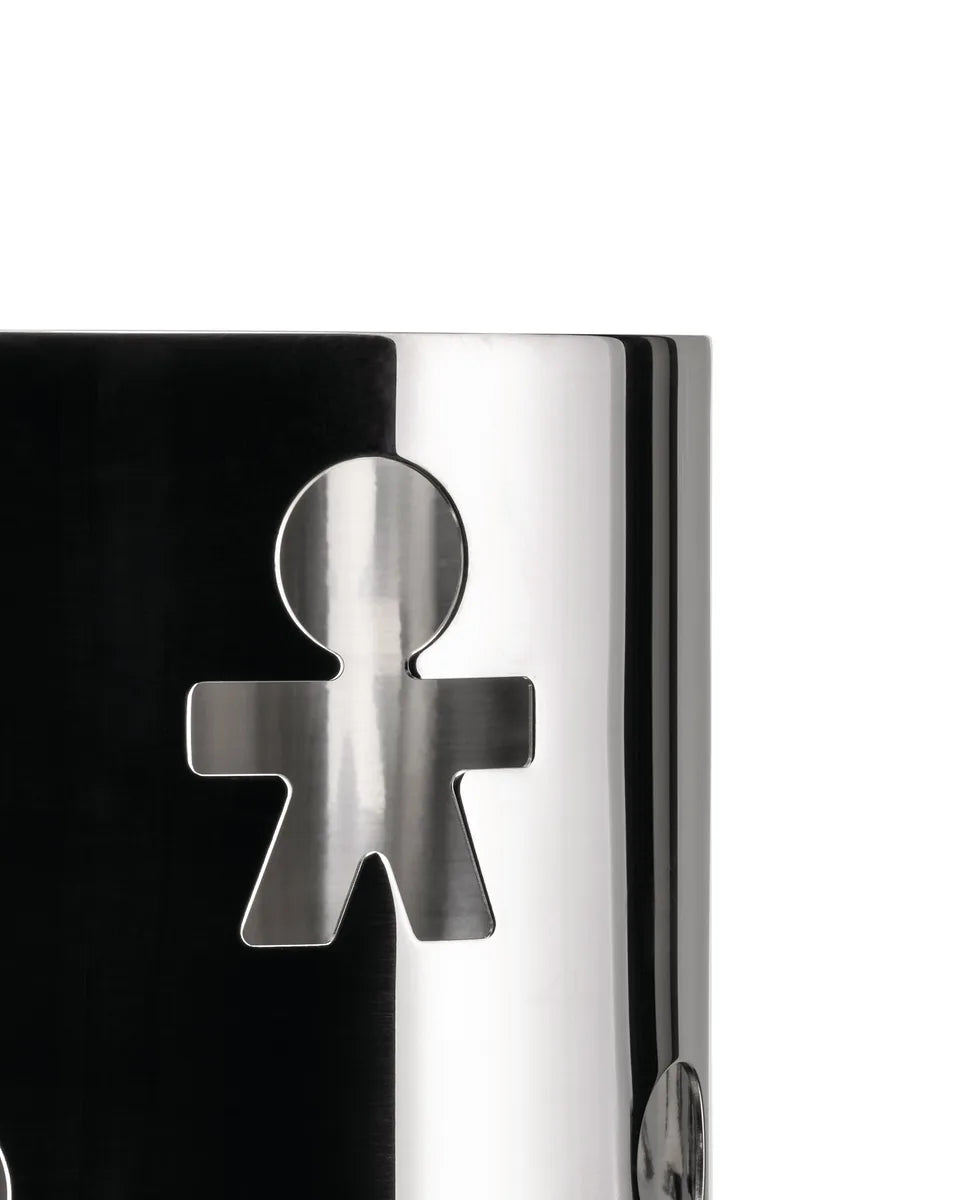 Alessi — Girotondo AKK09 | Portagrissini traforato in acciaio — vista principale