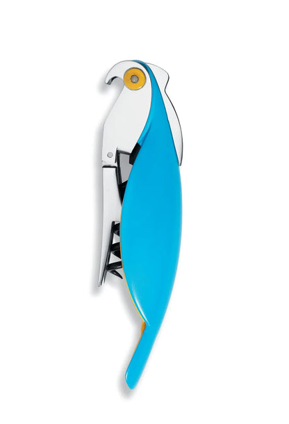Alessi — Parrot AAM32 AAM32 AZ | Cavatappi sommelier Mendini azzurro — vista principale