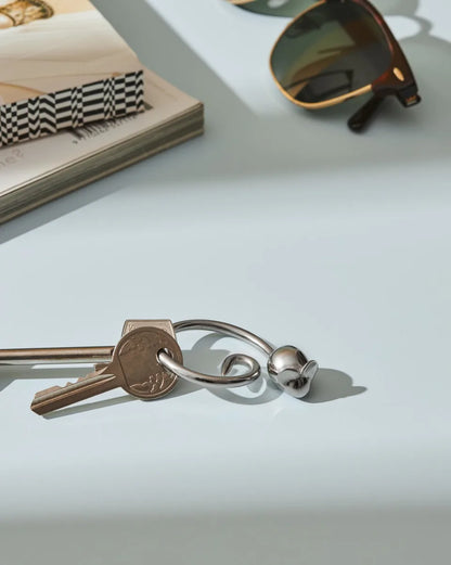 Alessi — Pip FGO02 | Portachiavi in acciaio inox lucido — dettaglio
