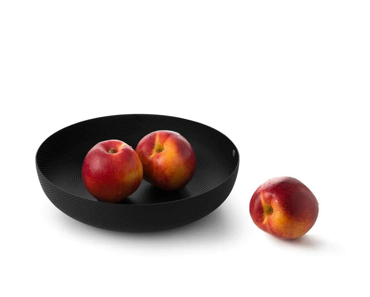 Alessi — JM17/21 BT | Cestino rotondo nero Jasper Morrison — dettaglio