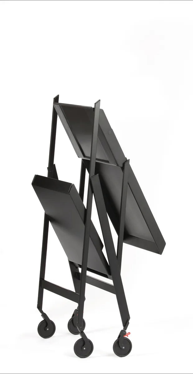 Alessi — Plico RS11 B | Carrello pieghevole Sapper, nero — dettaglio