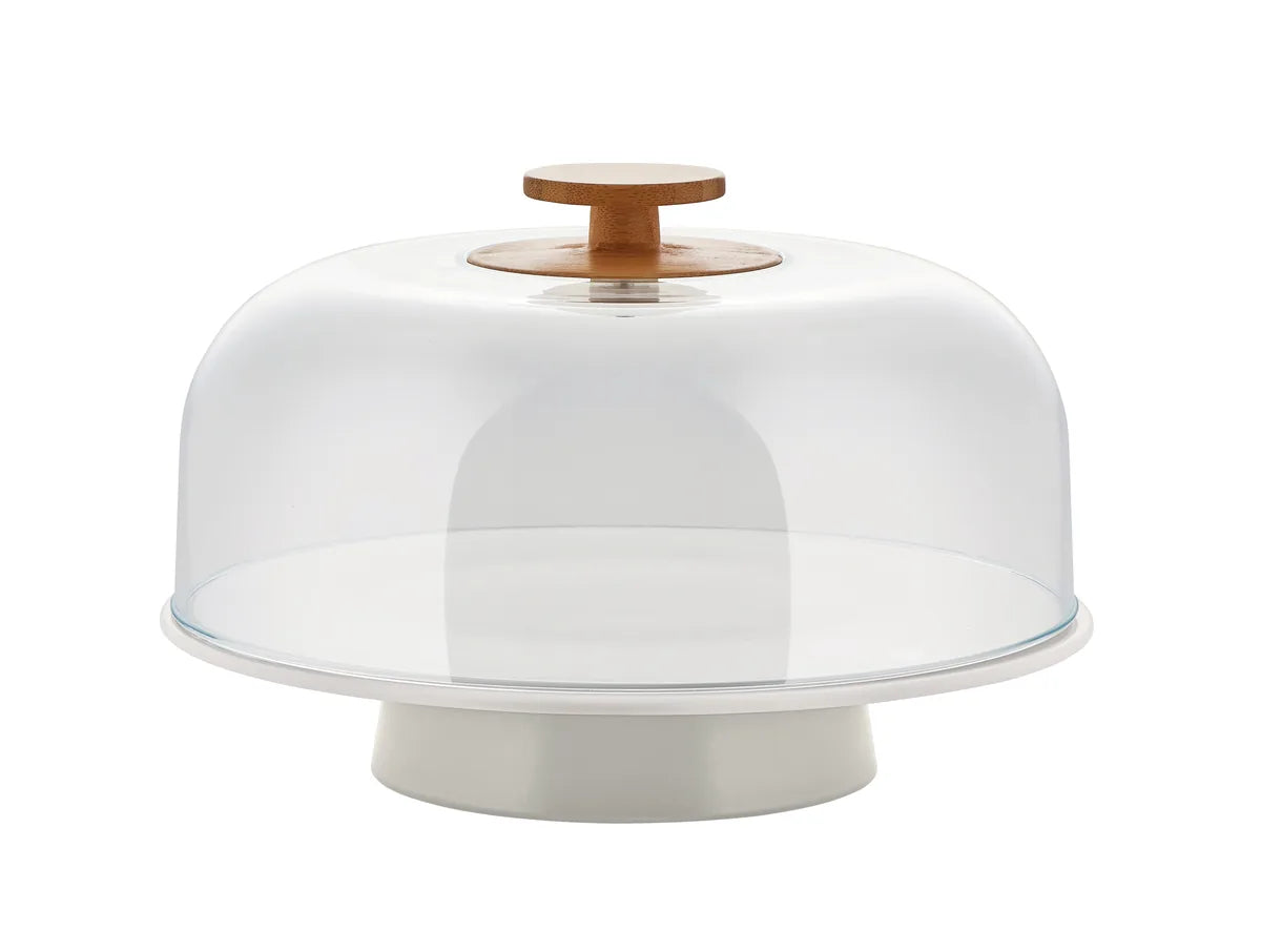 Alessi — Mattina BG06 WG | Alzata in porcellana Warm Grey — dettaglio