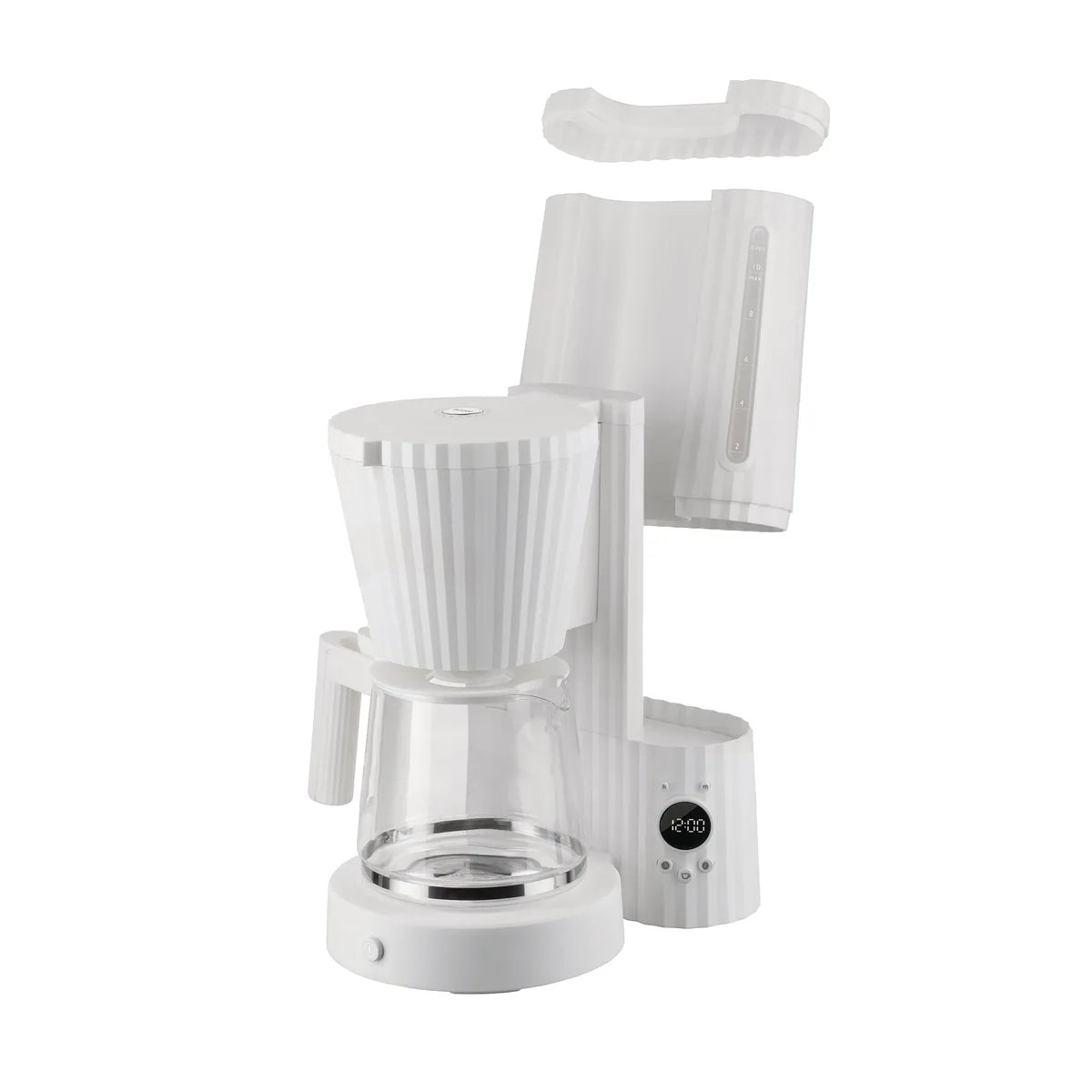 Alessi — Plissé MDL14W MDL14W/US | Caffettiera Filtro De Lucchi Bianco — dettaglio