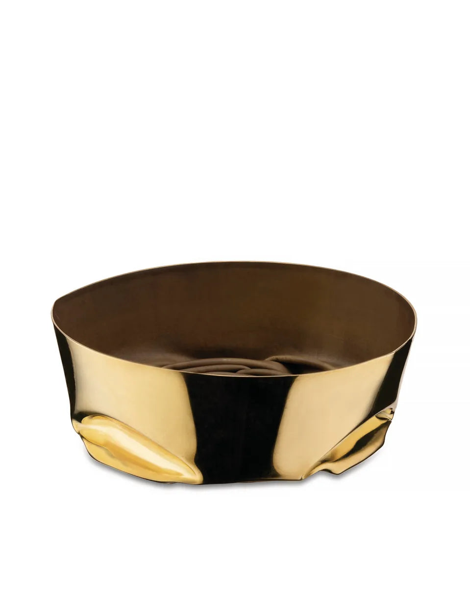 Alessi — Compressioni ITM17 | Contenitore in ottone tornito — dettaglio