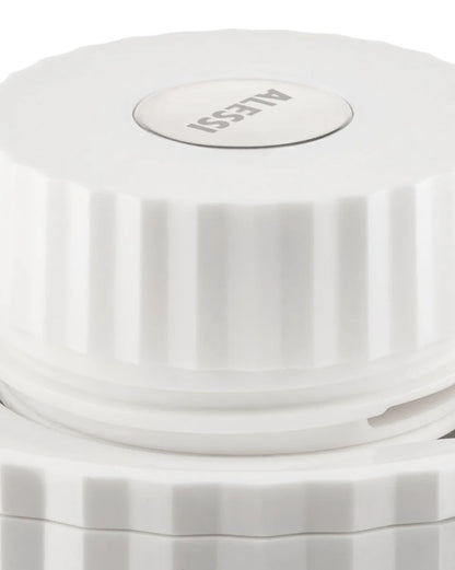 Alessi — Plissé MDL12 W | Caraffa termoisolante bianca De Lucchi — dettaglio