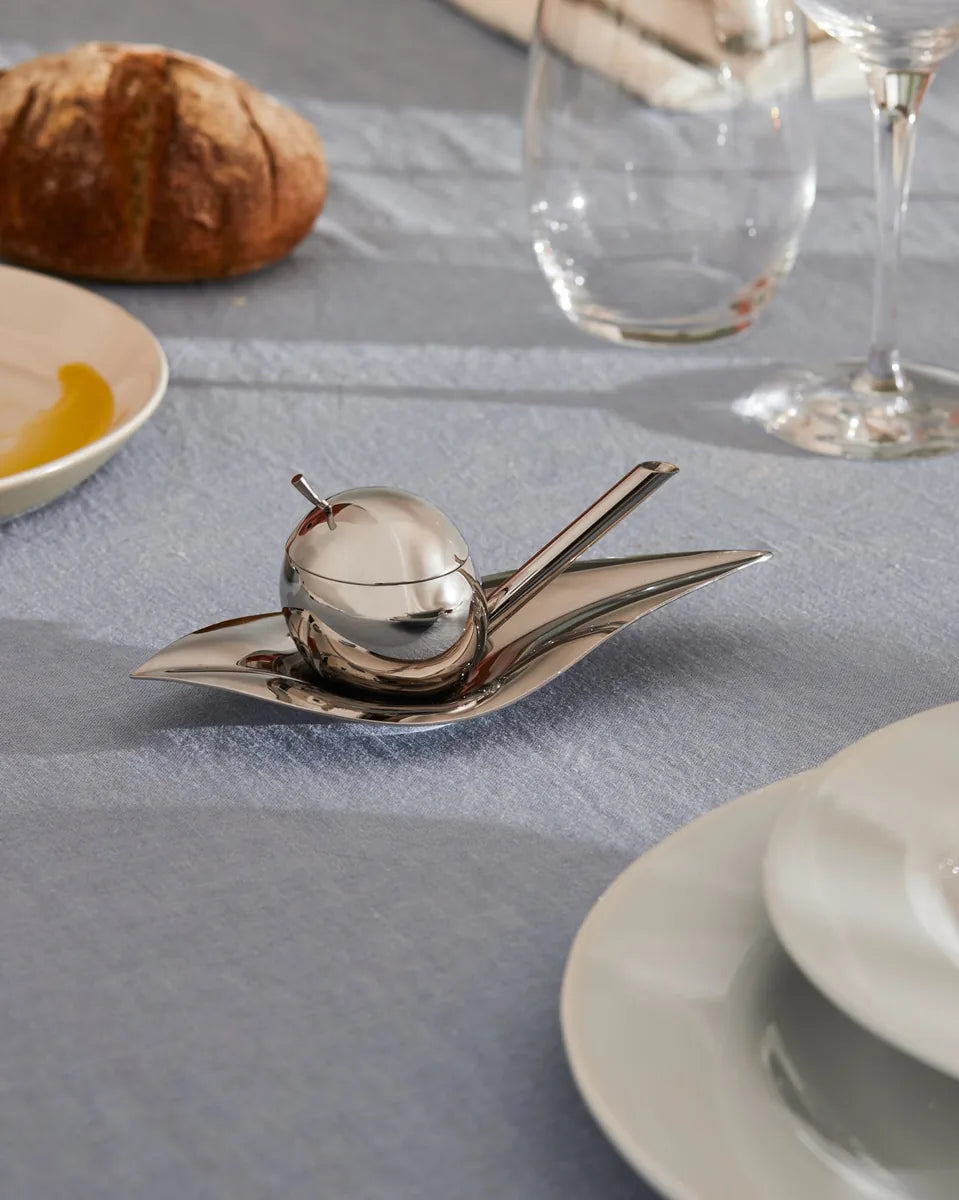 Alessi — Taste-huile PW01 | Degustaolio in acciaio inox lucido — dettaglio