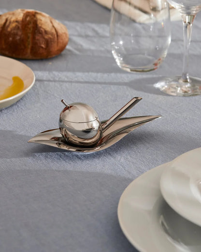 Alessi — Taste-huile PW01 | Degustaolio in acciaio inox lucido — dettaglio