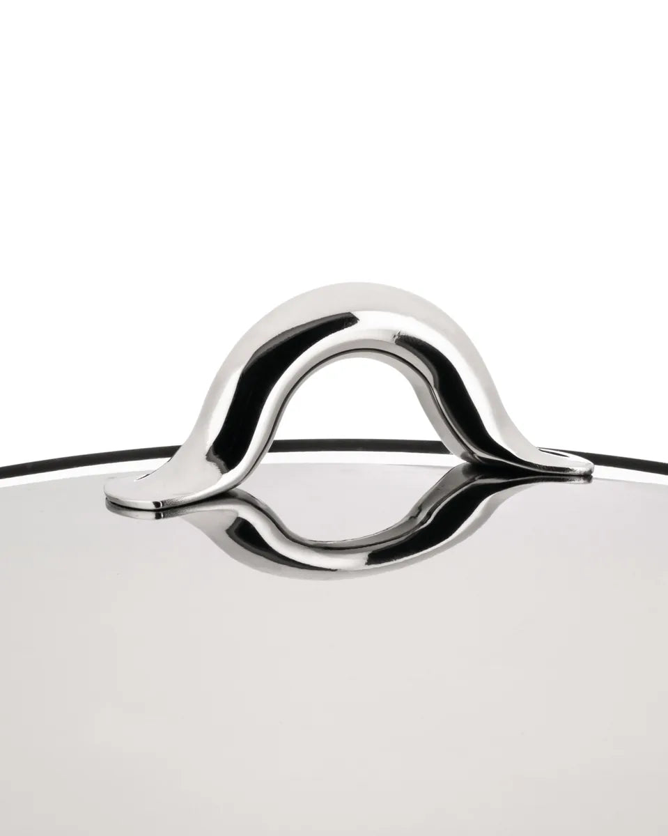 Alessi — Mami SG200/14 | Coperchio in acciaio inox 18/10 lucido — dettaglio