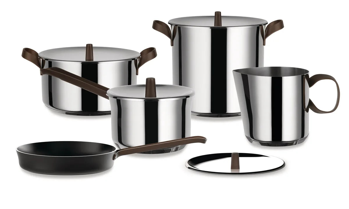 Alessi — Edo PU102/24 | Casseruola bassa Urquiola in acciaio — dettaglio