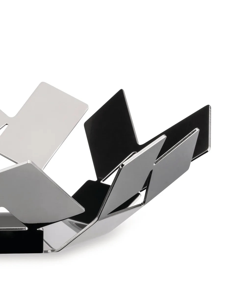 Alessi — MT01 | La Stanza dello Scirocco, cestino in acciaio inox — dettaglio