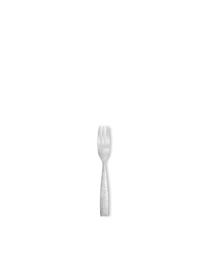 Alessi — Dressed MW03/16 | Forchetta da dolce con decoro a rilievo — dettaglio