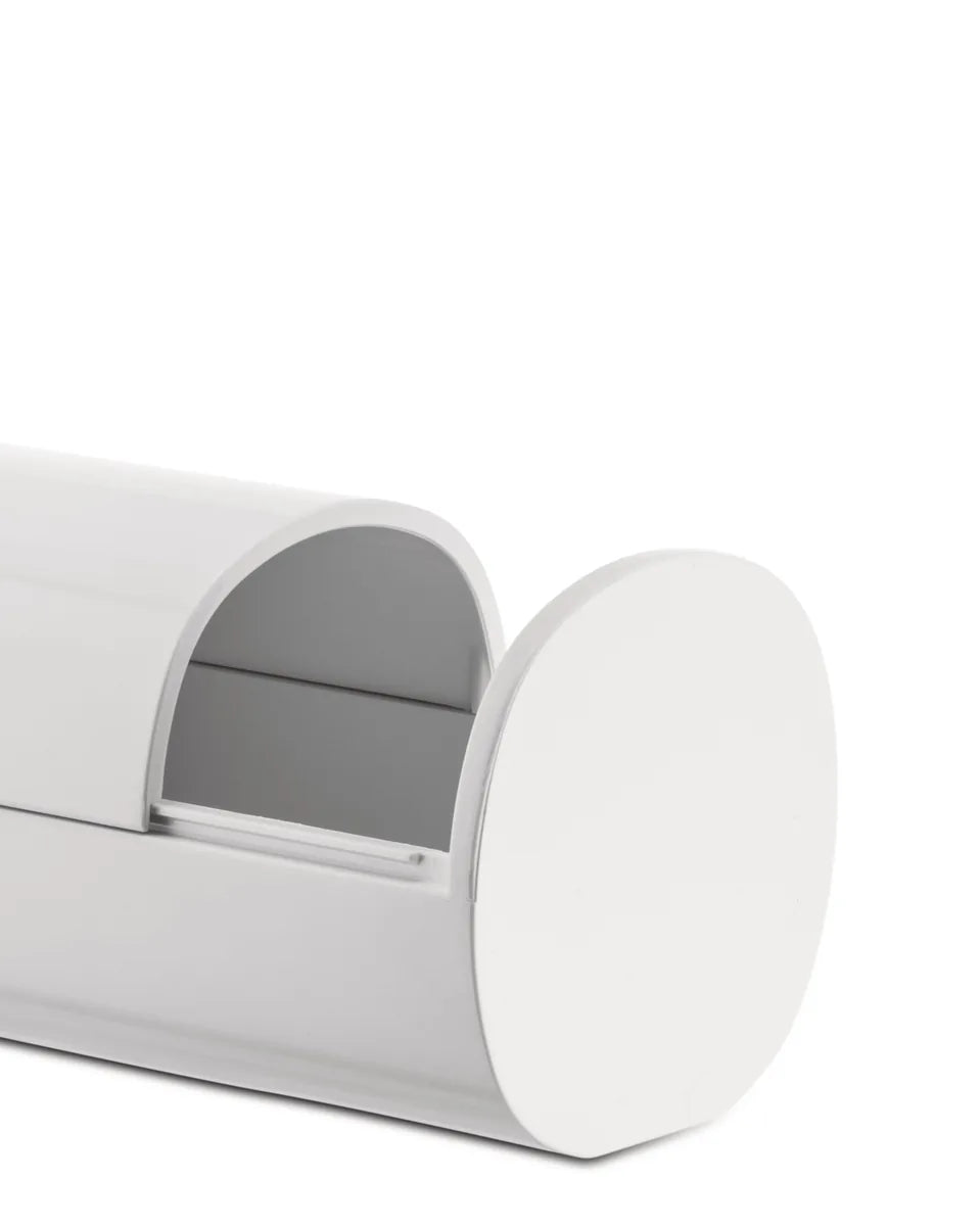 Alessi — Birillo PL06 W | Dispenser in PMMA bianco Lissoni — dettaglio