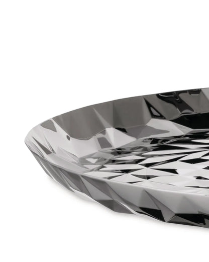 Alessi — Joy n. 3 CR03/40 | Vassoio rotondo in acciaio inox lucido — dettaglio