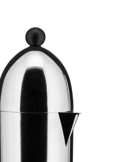 Alessi — La Cupola A9095/3 B | Caffettiera espresso Aldo Rossi 3 tazze — dettaglio
