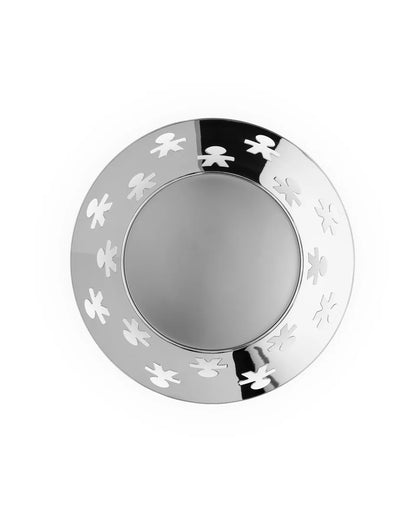 Alessi — Girotondo AKK04 | Cestino traforato in acciaio inox — dettaglio