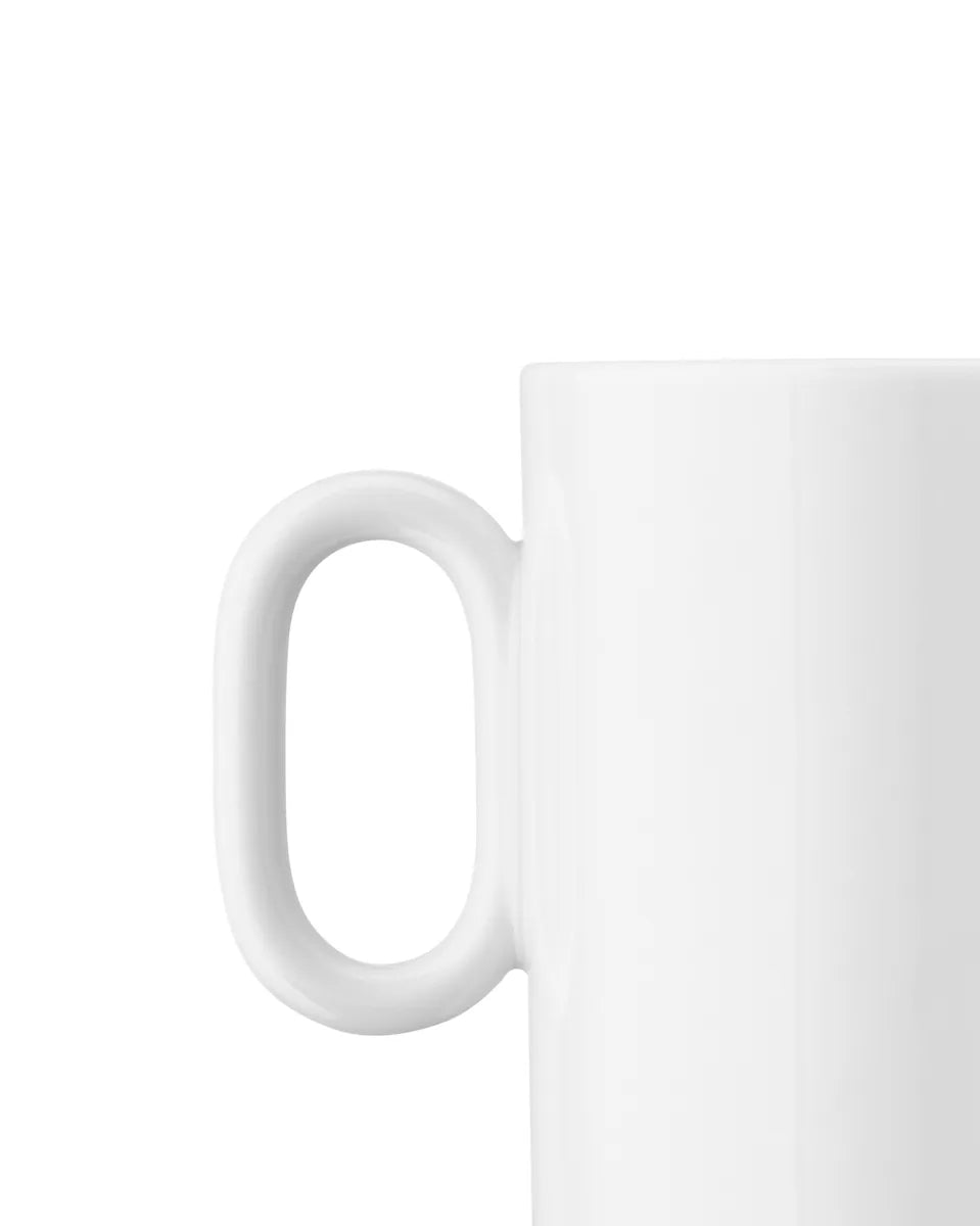 Alessi — Dressed MW01/89 | Mug in porcellana con decoro a rilievo — dettaglio