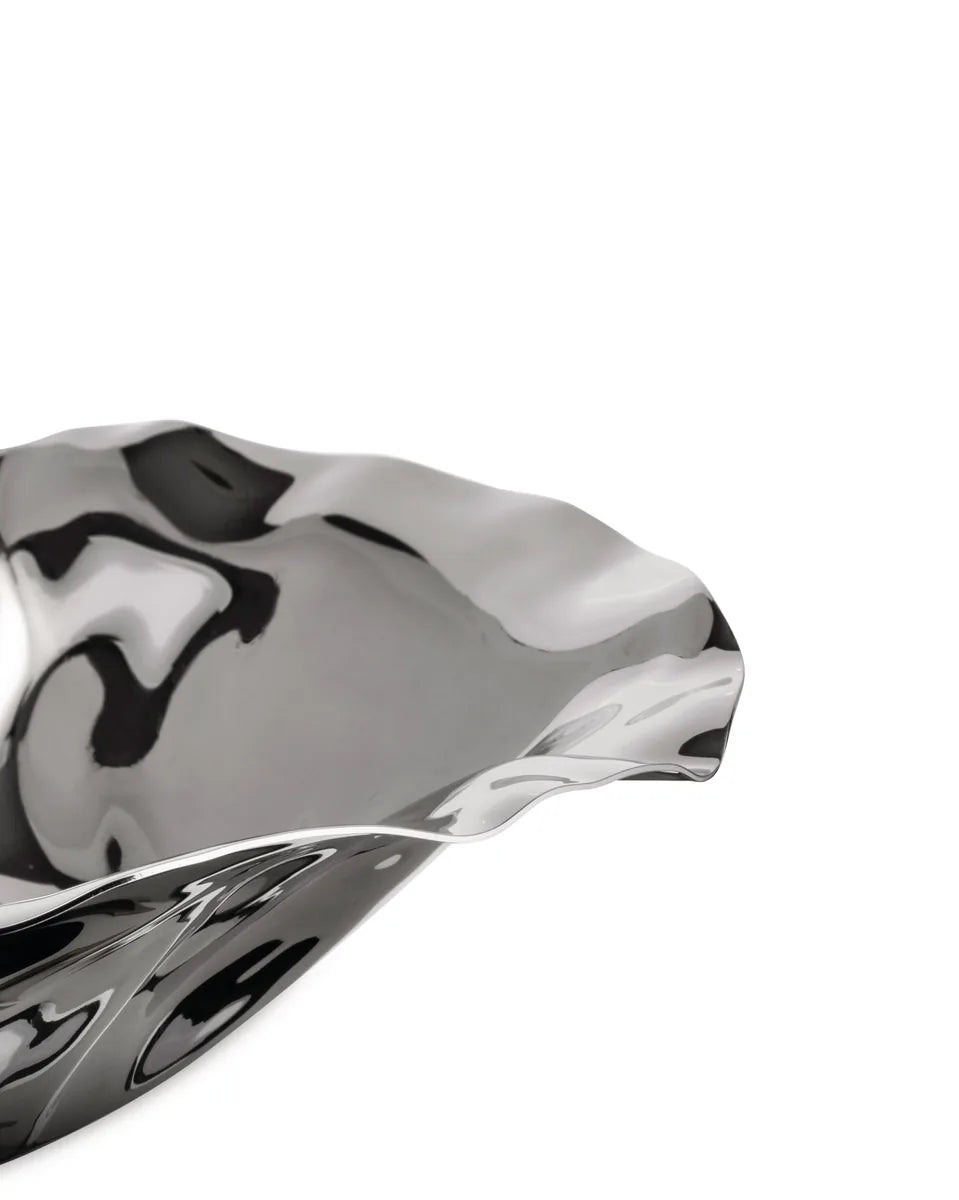 Alessi — Sarrià 90084 | Cestino rotondo in acciaio inox — dettaglio
