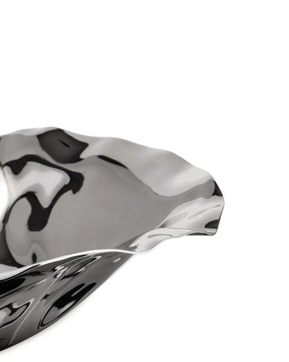 Alessi — Sarrià 90084 | Cestino rotondo in acciaio inox — dettaglio