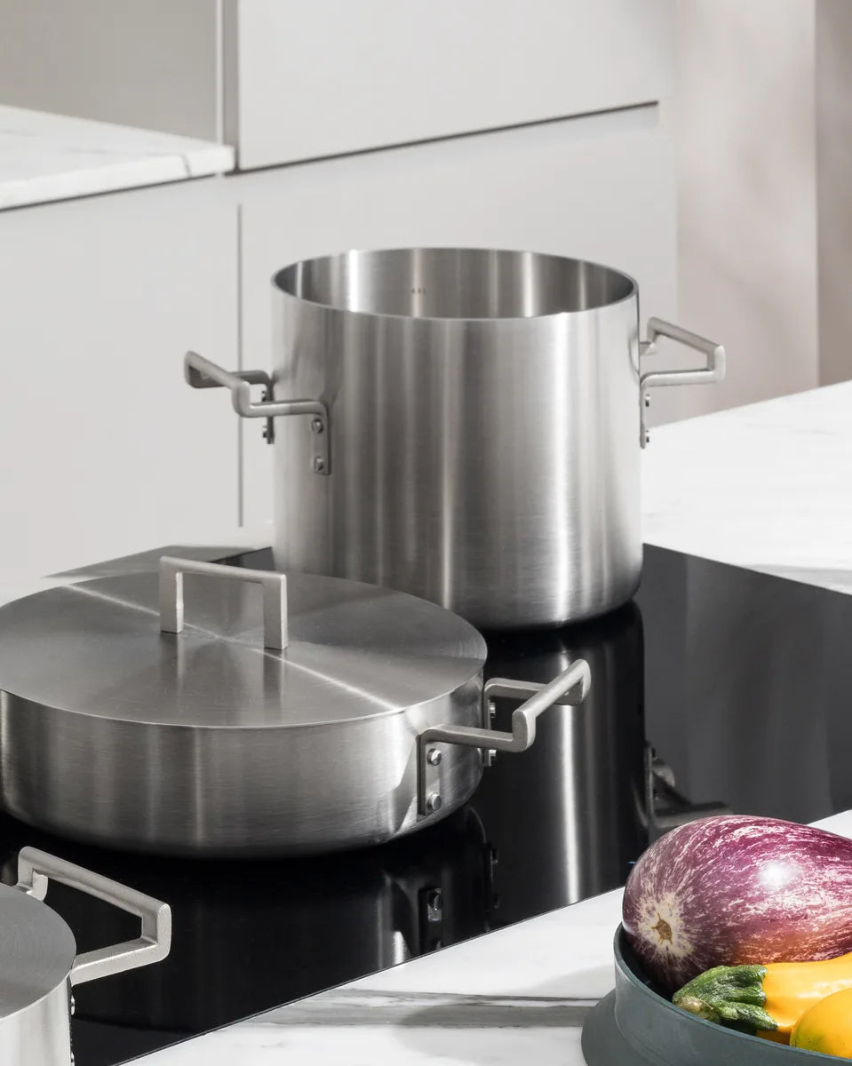 Alessi — Convivio DC200/24 | Coperchio in acciaio inox satinato — vista principale