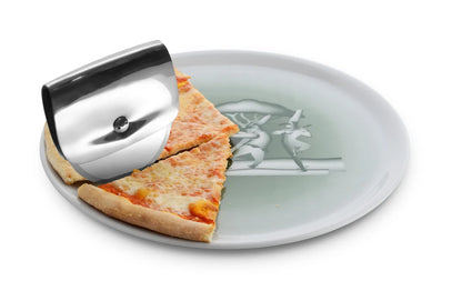 Alessi — Taio VS04 | Rotella tagliapizza in acciaio inox — dettaglio