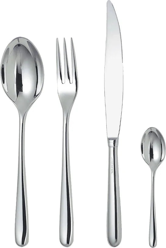 Alessi — Caccia LCD01S24 | Servizio 24 posate in acciaio 18/10 — dettaglio