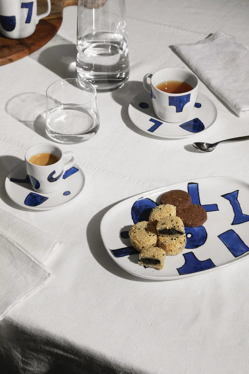 Alessi — Itsumo NF08/2 | Piatto fondo in porcellana Yunoki — dettaglio