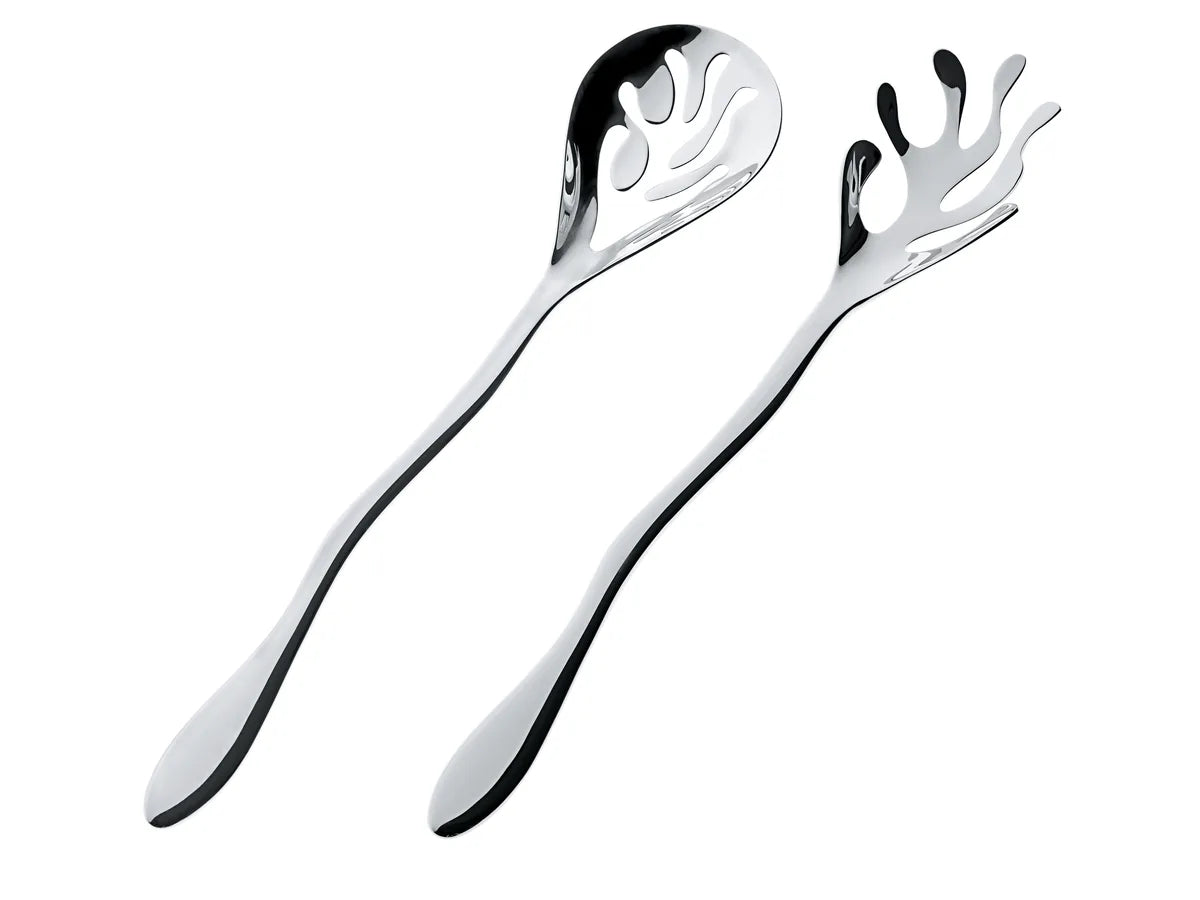 Alessi — Mediterraneo ESI16SET | Posate da insalata acciaio lucido — dettaglio