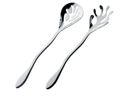 Alessi — Mediterraneo ESI16SET | Posate da insalata acciaio lucido — dettaglio