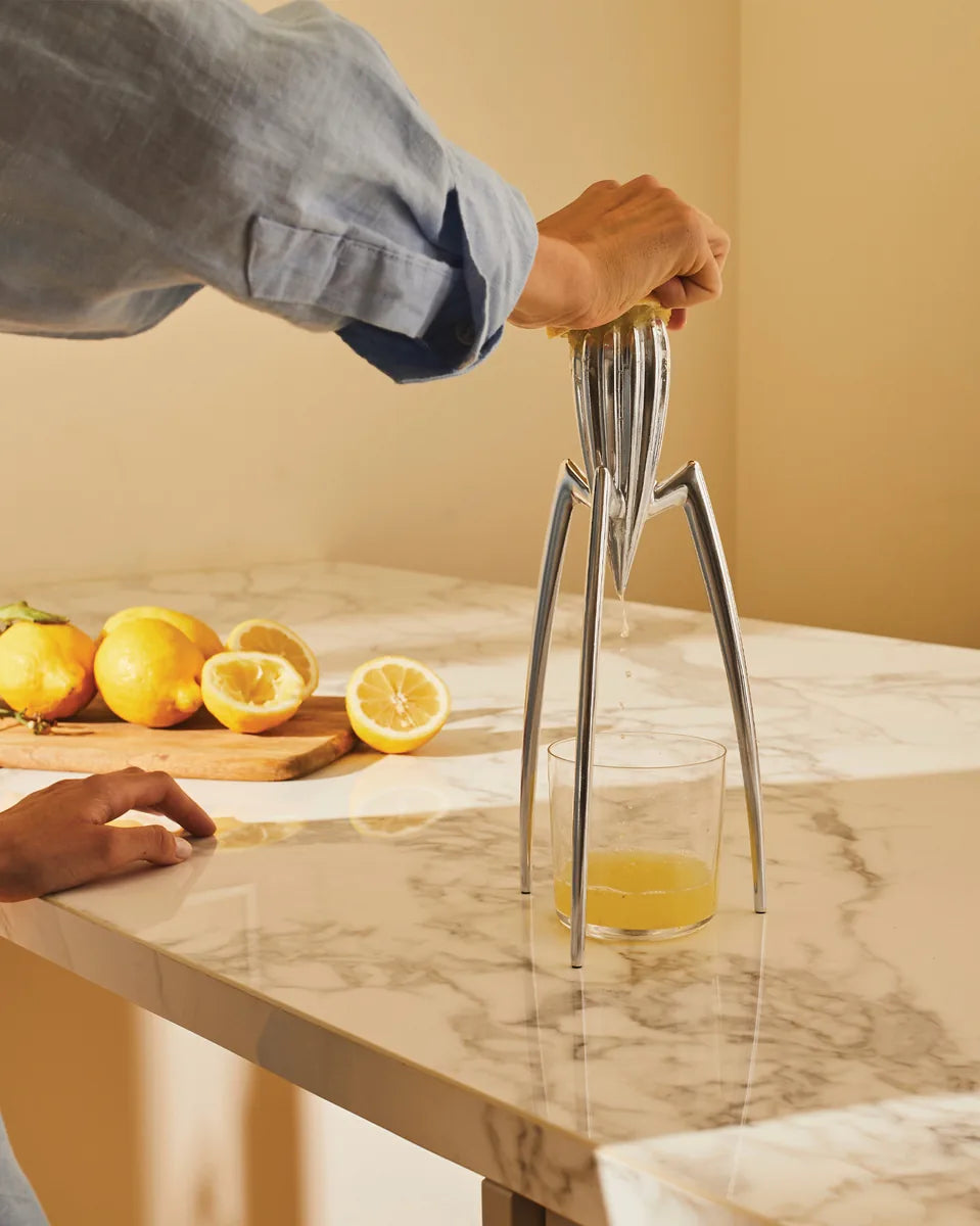 Alessi — Juicy Salif PSJS | Spremiagrumi in alluminio di Starck — dettaglio