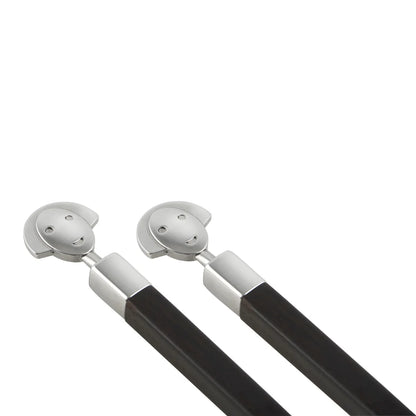 Alessi — Anna Stick AM44SET1 | Bacchette in ebano con supporto Mendini — vista principale