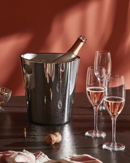 Alessi — Bolly JM21 | Rinfrescatore in acciaio inox lucido — dettaglio