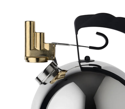 Alessi — 9091 FM | Bollitore fischietto Richard Sapper Officina — dettaglio
