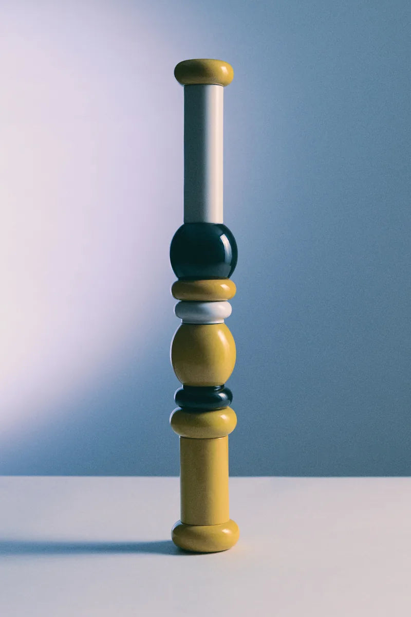 Alessi — ES18 1 | Macinaspezie Sottsass in legno di faggio — vista principale