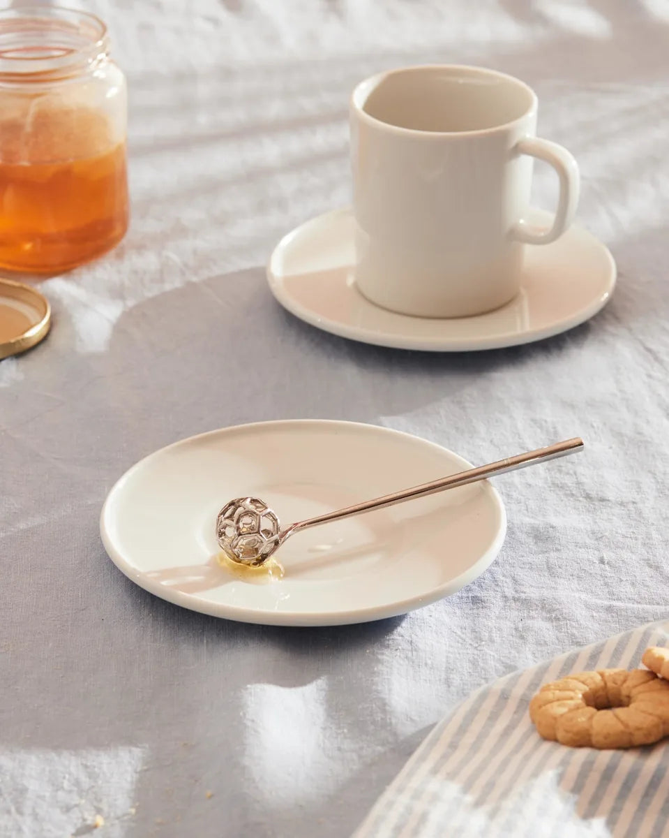 Alessi — Acacia MMI28 | Dosatore miele in acciaio inox lucido — dettaglio