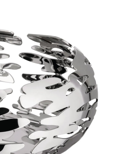 Alessi — Barknest BM02 | Cestino rotondo in acciaio inox 18/10 — dettaglio