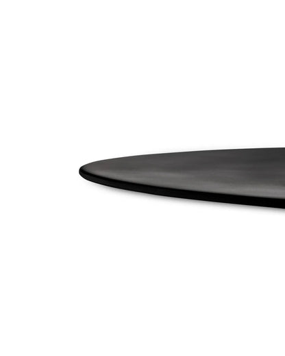 Alessi — Colombina FM10/10 B | Sottopiatto in melammina nera — dettaglio