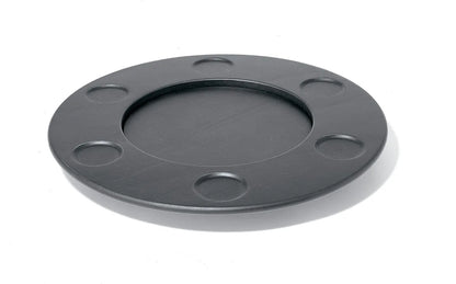 Alessi — Mami SG61 B | Vassoio girevole per fonduta in legno — dettaglio