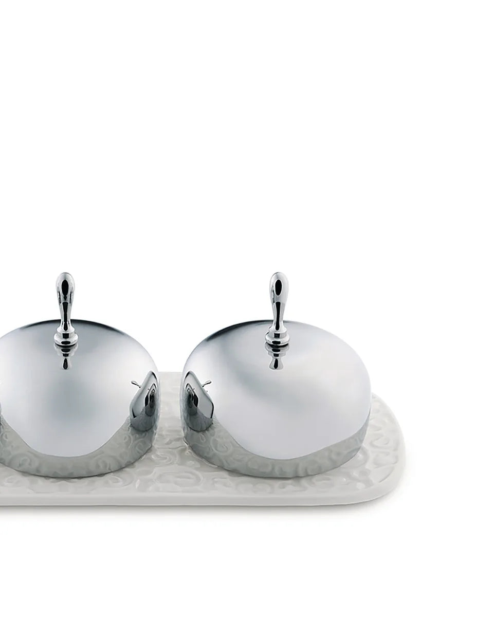 Alessi — Dressed MW15 | Marmellatiera in porcellana Wanders — vista principale