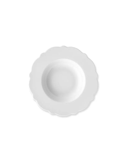Alessi — Dressed MW01/2 | Piatto fondo in porcellana bianca — dettaglio