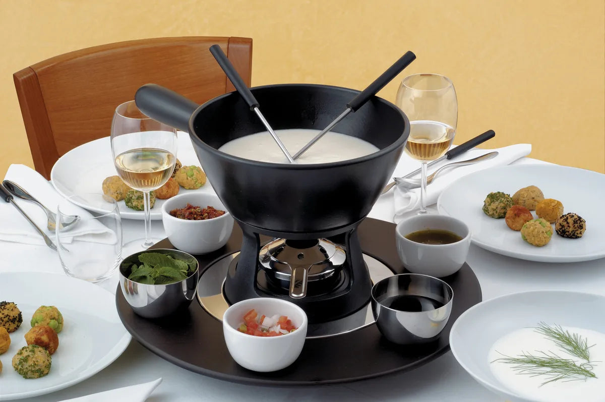 Alessi — Mami SG56/PEN B | Casseruola per fonduta in ceramica — dettaglio