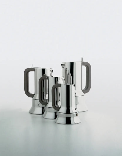 Alessi — 9090/6 | Caffettiera espresso Richard Sapper 6 tazze — dettaglio
