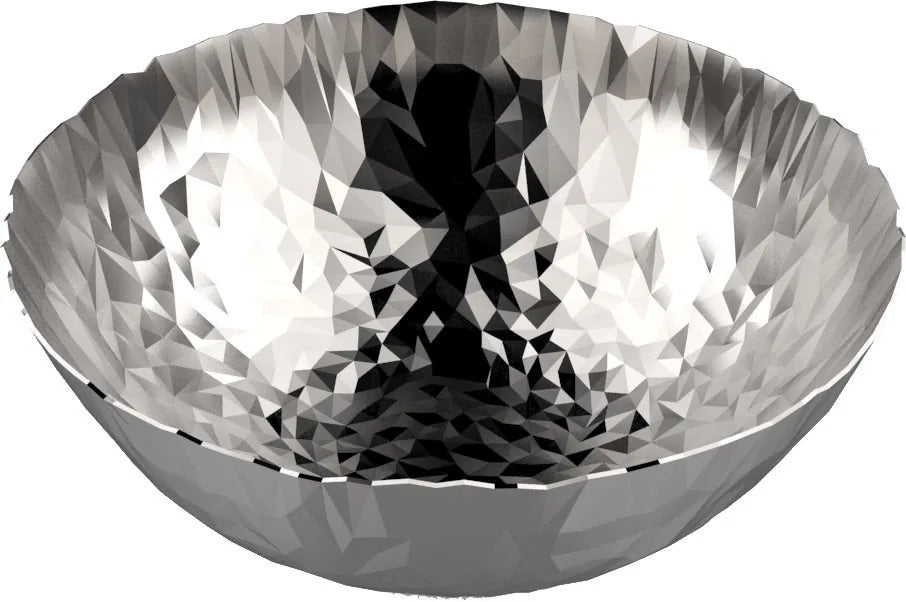 Alessi — Joy n.11 CR02/21 | Cestino rotondo in acciaio inox 18/10 — vista principale