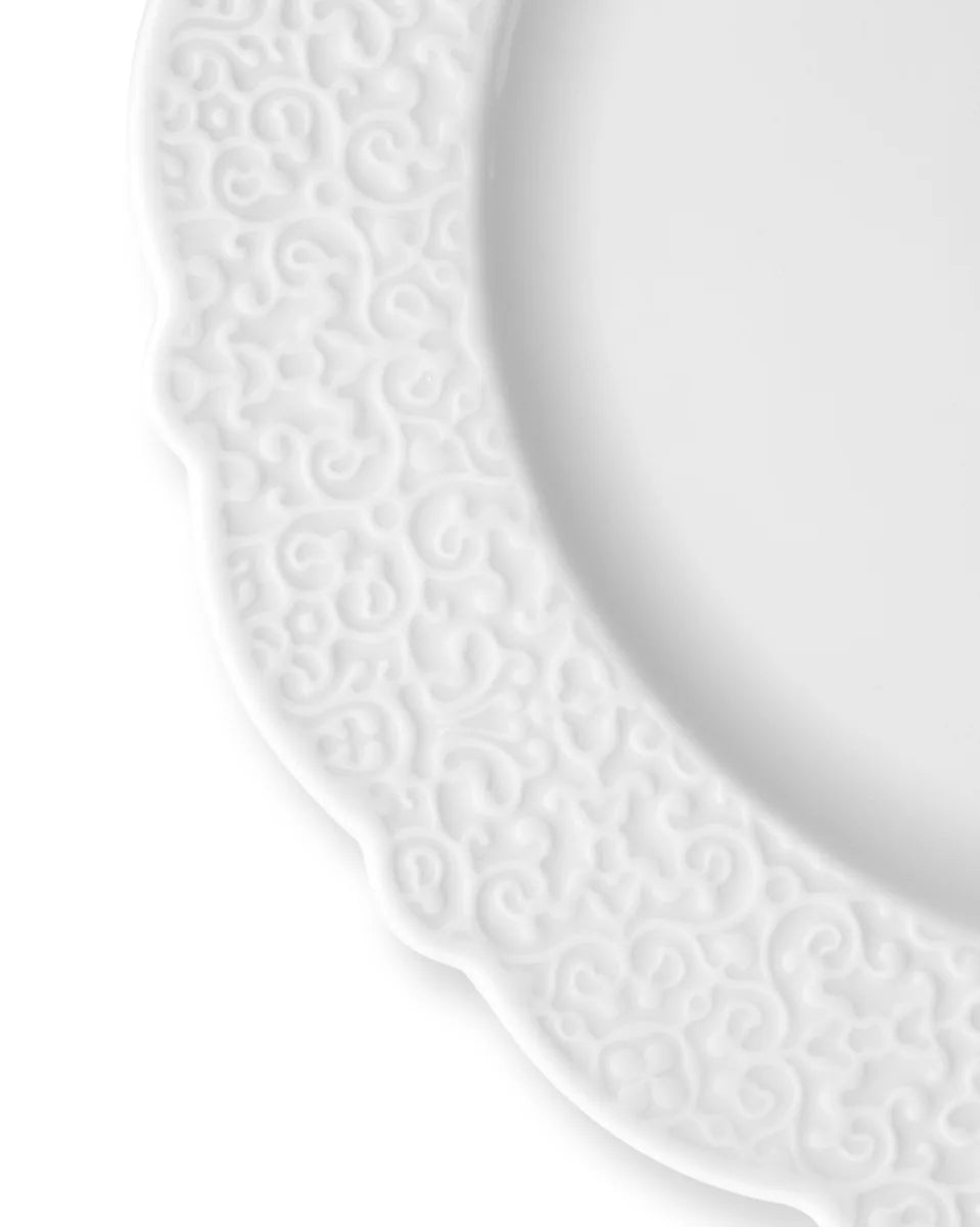 Alessi — Dressed MW01/21 | Piatto da portata in porcellana Wanders — ambientazione