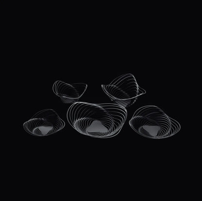 Alessi — Trinity ACO02 | Cestino da tavola in acciaio inox — ambientazione