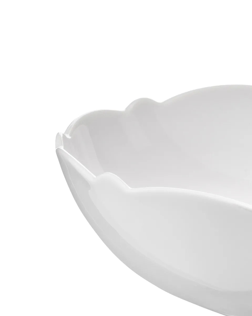 Alessi — Dressed MW01/38 | Insalatiera in porcellana con decoro a rili — ambientazione