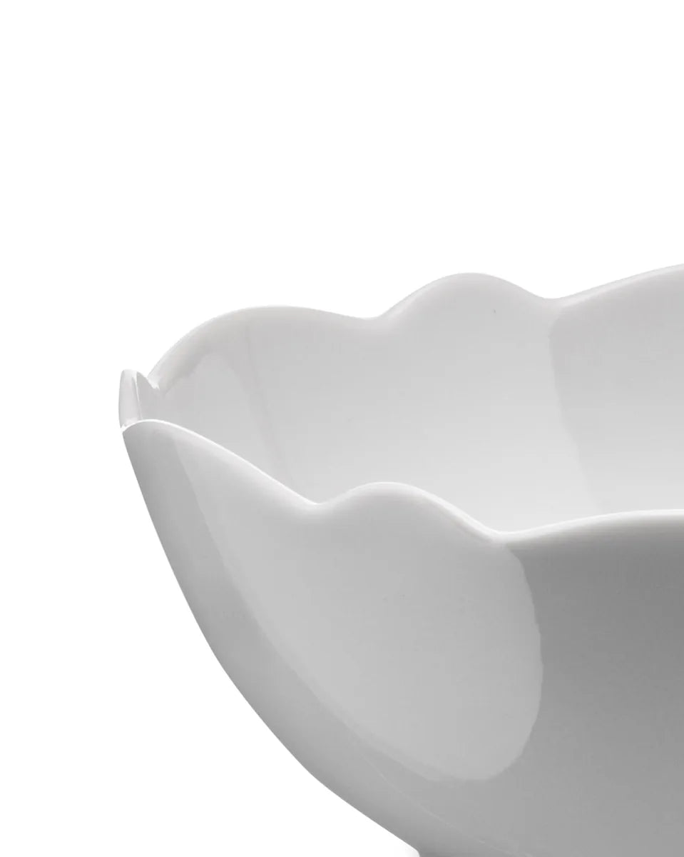 Alessi — Dressed MW01/3 | Ciotola in porcellana con decoro a rilievo — ambientazione